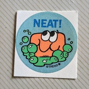 10/$25 Soap "Neat" Scratch & Sniff Retro Sticker